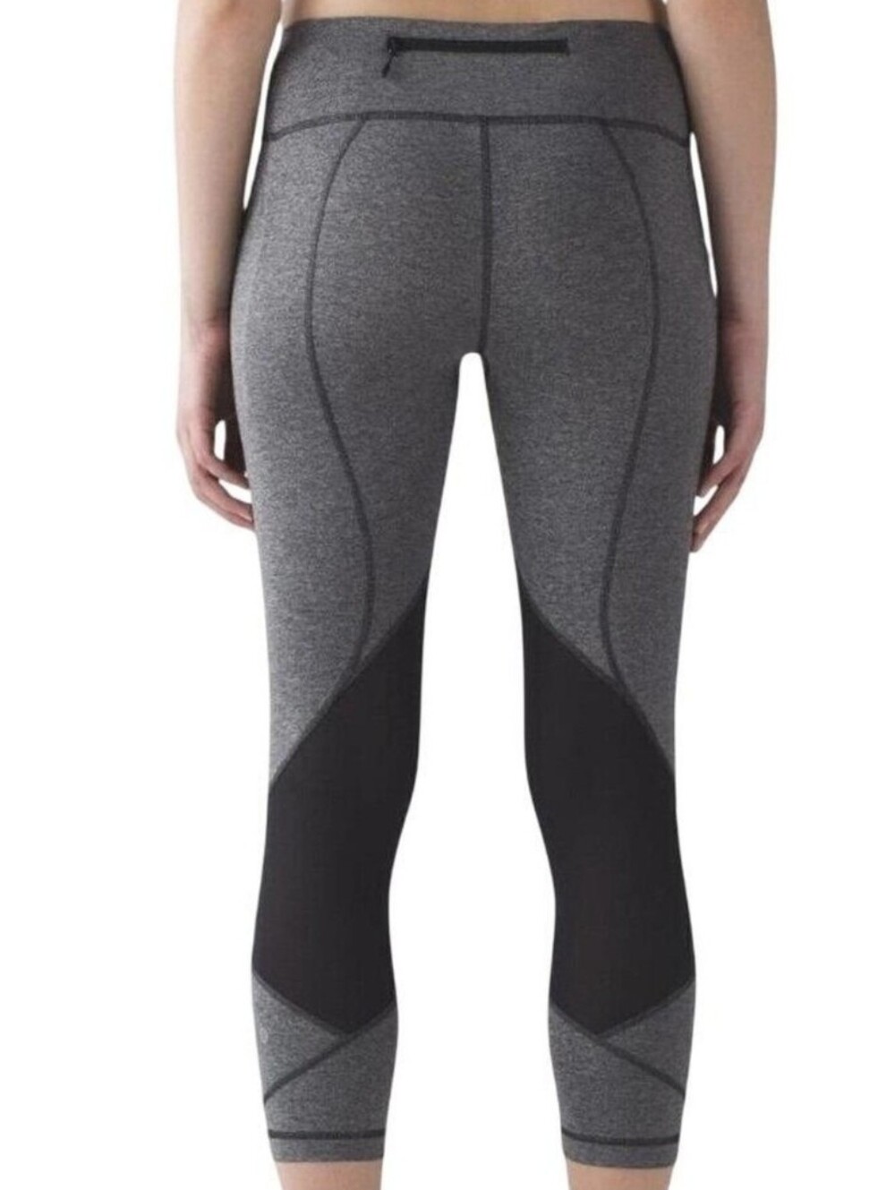 Lululemon size 4 Pace Rival Crop 22" Length Running Pants
Heathered Black